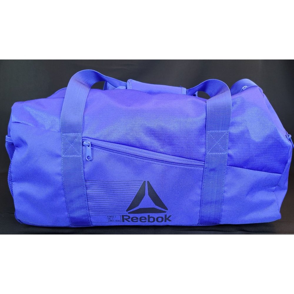 Reebok Gym Bag Duffel Blue Large Fitness Tote